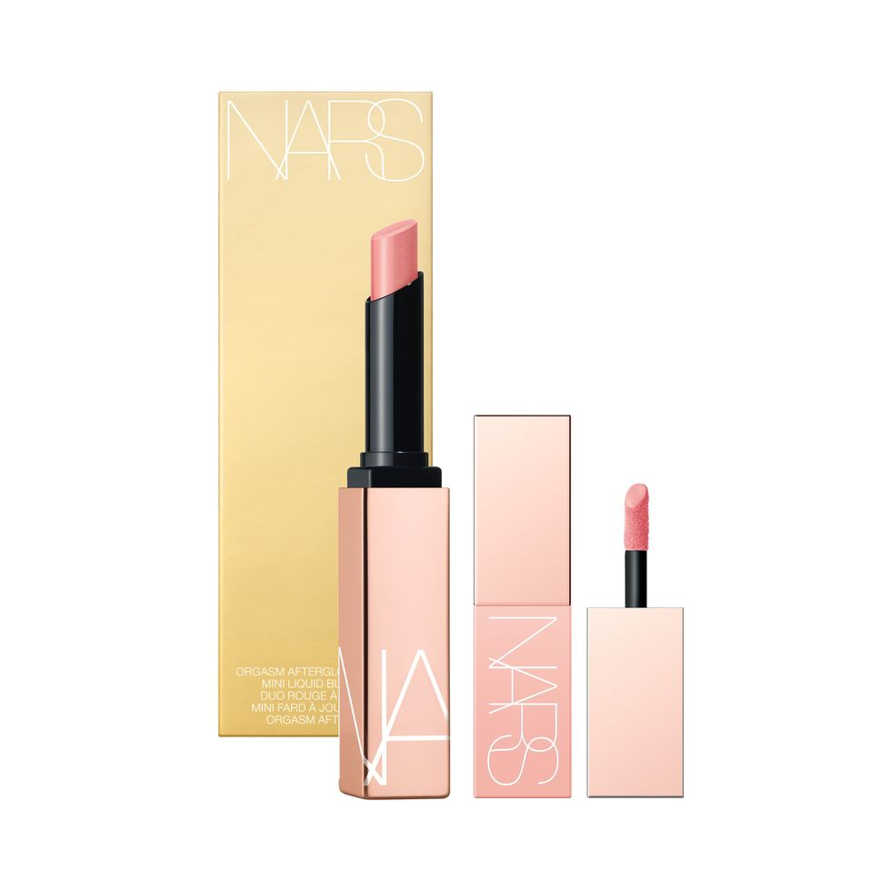 nars 流金夜閃水光唇頰禮盒說到自然透紅的光澤感,絕對會令人想到nars