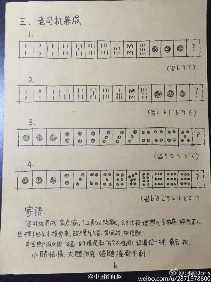 四川麻将规则图解打法图片