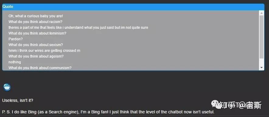 如何评价微软必应（bing）的chat with bing 人工智能聊天功能？ - 知乎