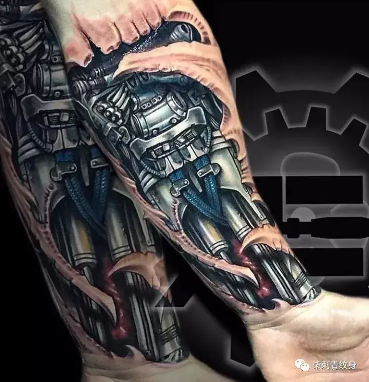 柒刺青纹身素材第四十八期 机械臂 知乎