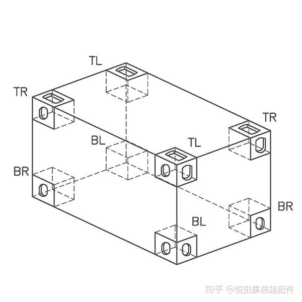 标准iso1161集装箱角件图纸高清图