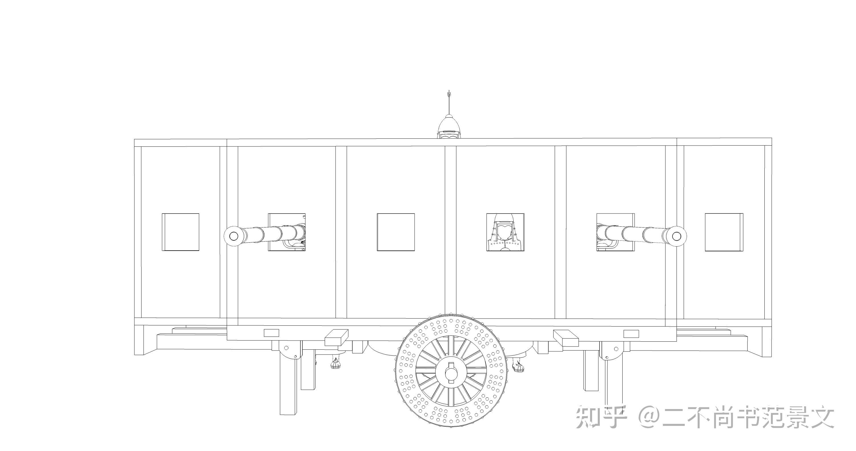 "有足之城—明代车营偏厢车(万历—天启年)复原图 知乎