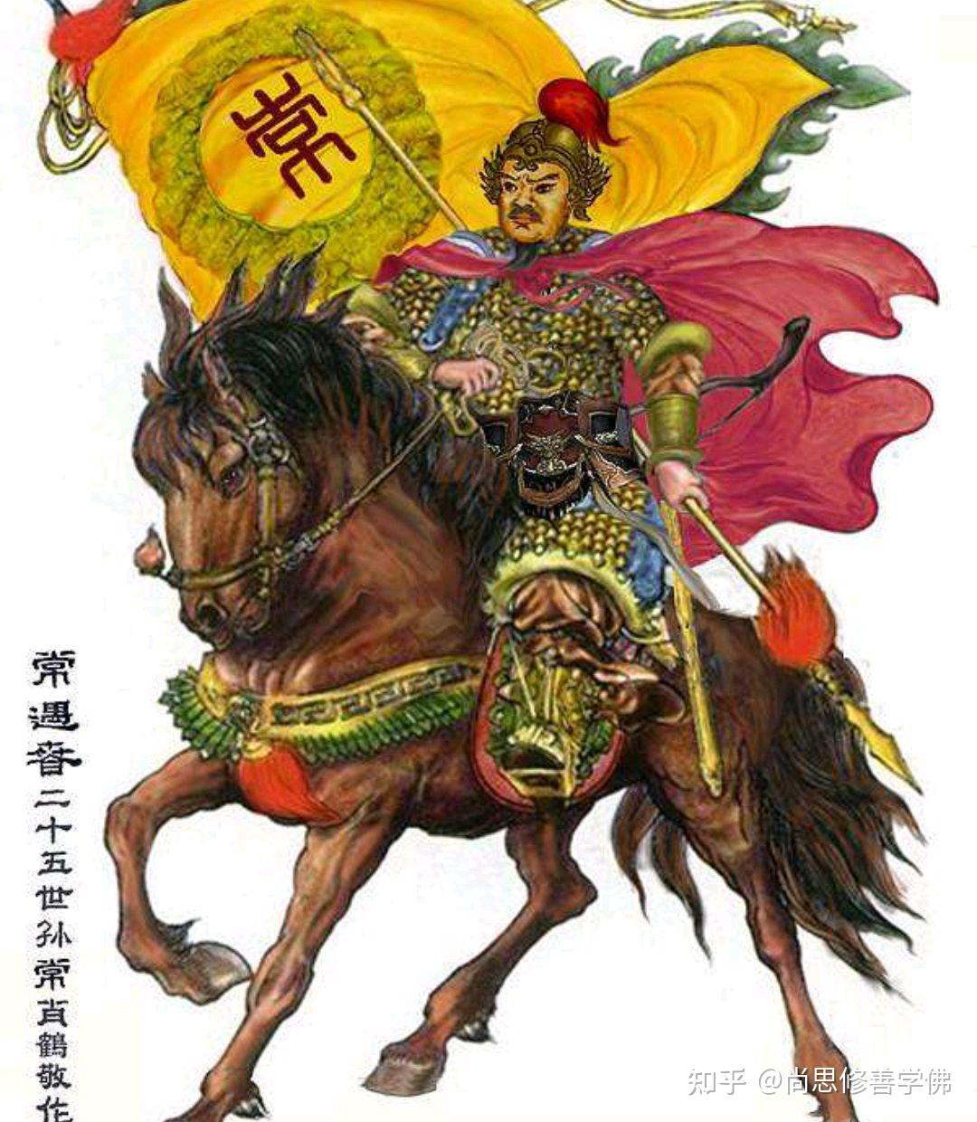 常遇春画像常遇春作战勇猛,是明军中少有的"万人敌",在很多关键时刻