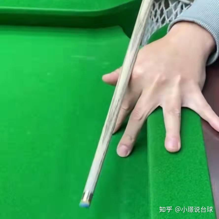 台球技巧 | 打球时必会的四种手架(下) - 知乎