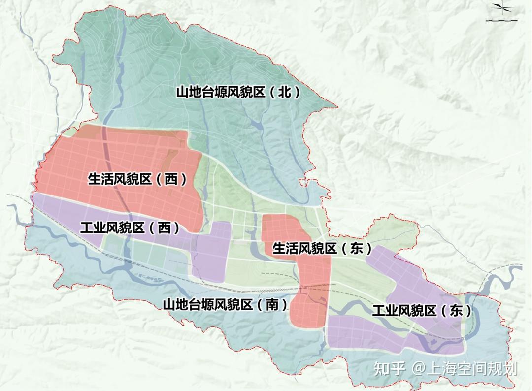 获奖案例分享义马市总体城市设计