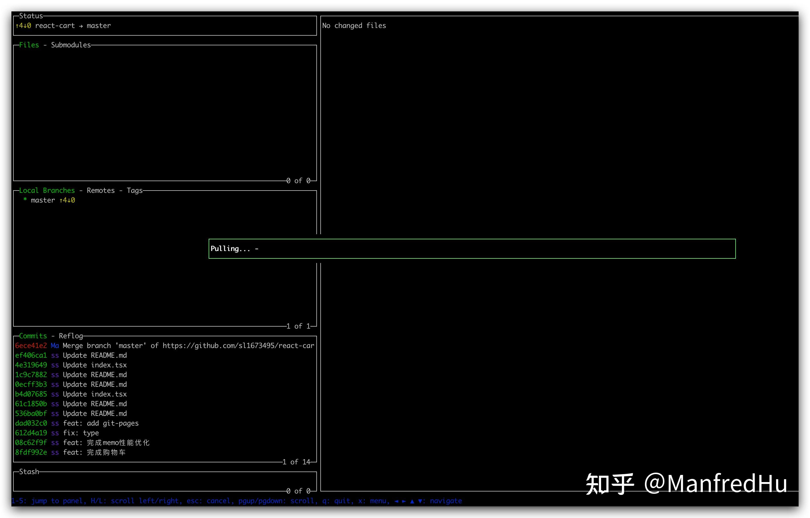 Zen git lazygit 