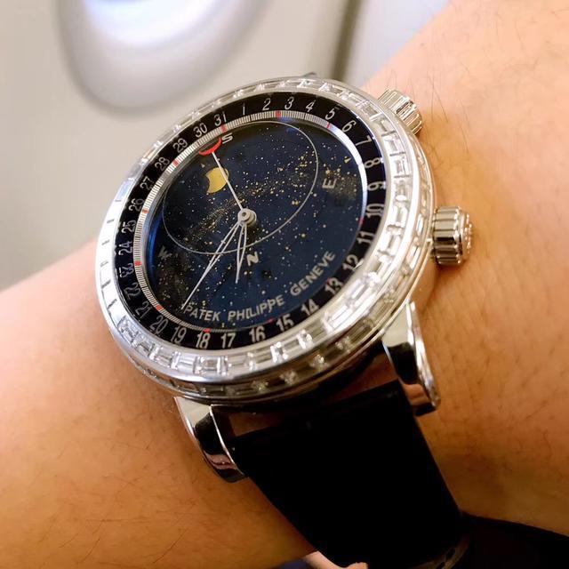 百达翡丽6103手表patekphilippe6103g白金腕表评测