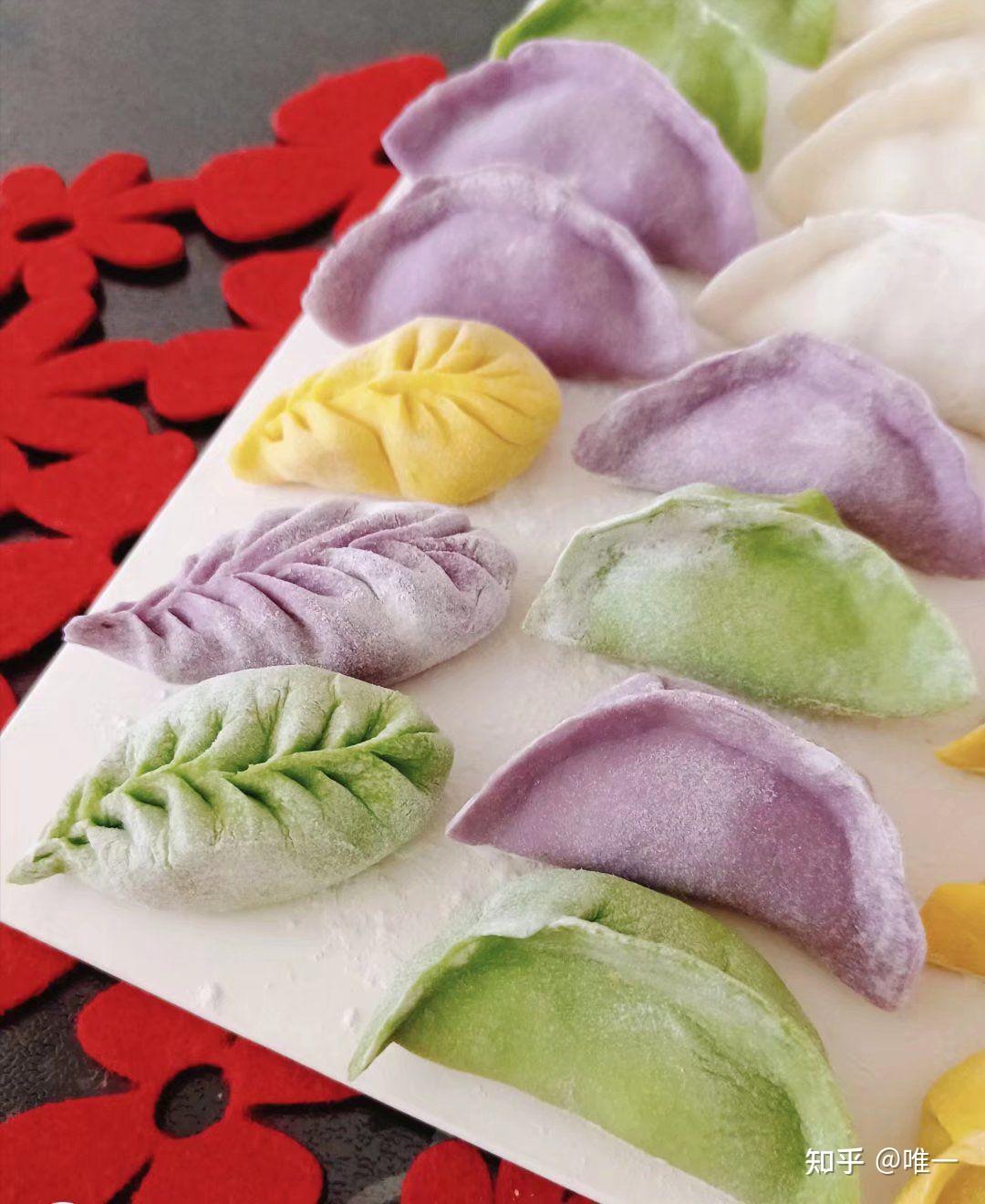 彩色饺子怎么做_彩色饺子的做法_料理小兔子_豆果美食