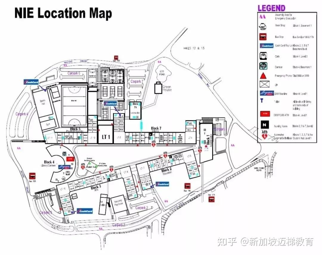 南洋理工大学地图图片