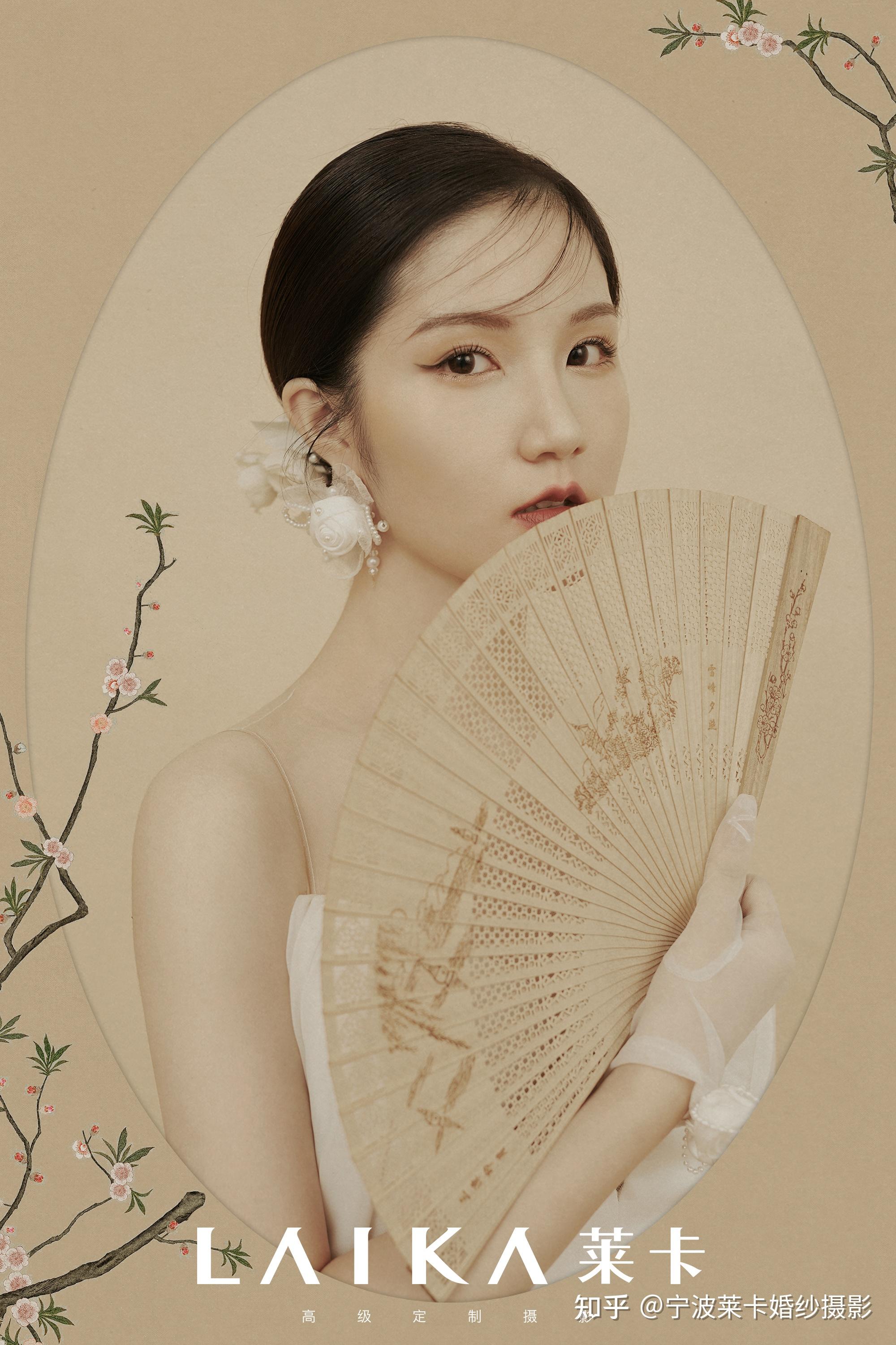 展现东方古韵中国风的工笔画婚纱照越来越受欢迎