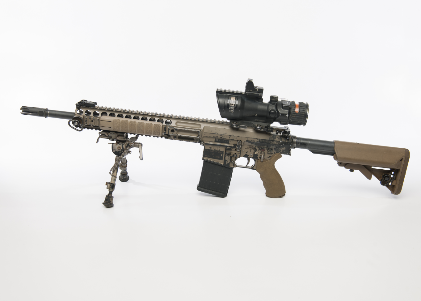 标准的l129a1 sharpshooter rifle配置消息来源:thefirearmblog