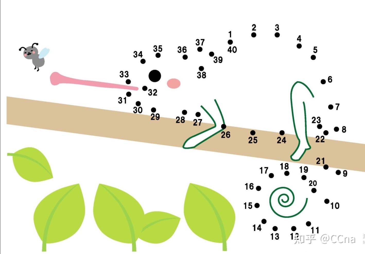 彩色数字连线可打印免费分享