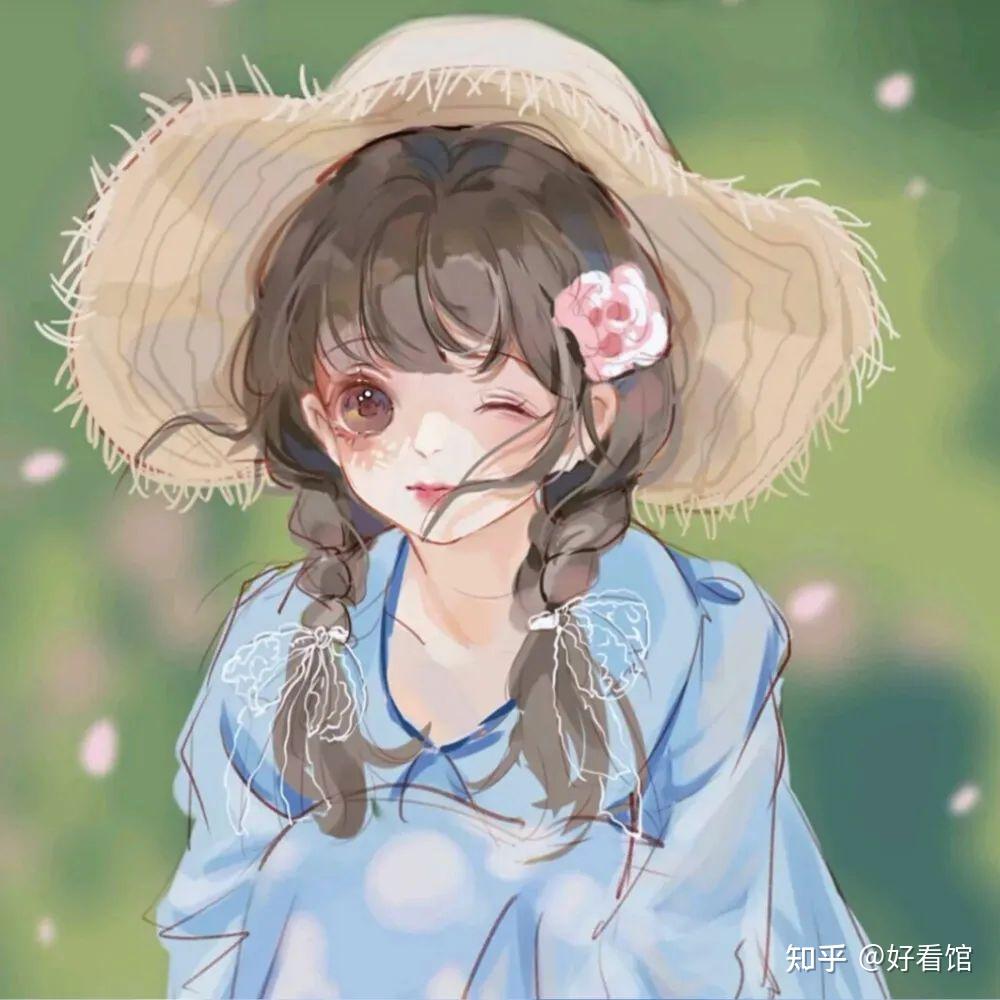 动漫二次元头像二次元萌妹子头像女生可爱敲级温柔可爱美腻的二次元