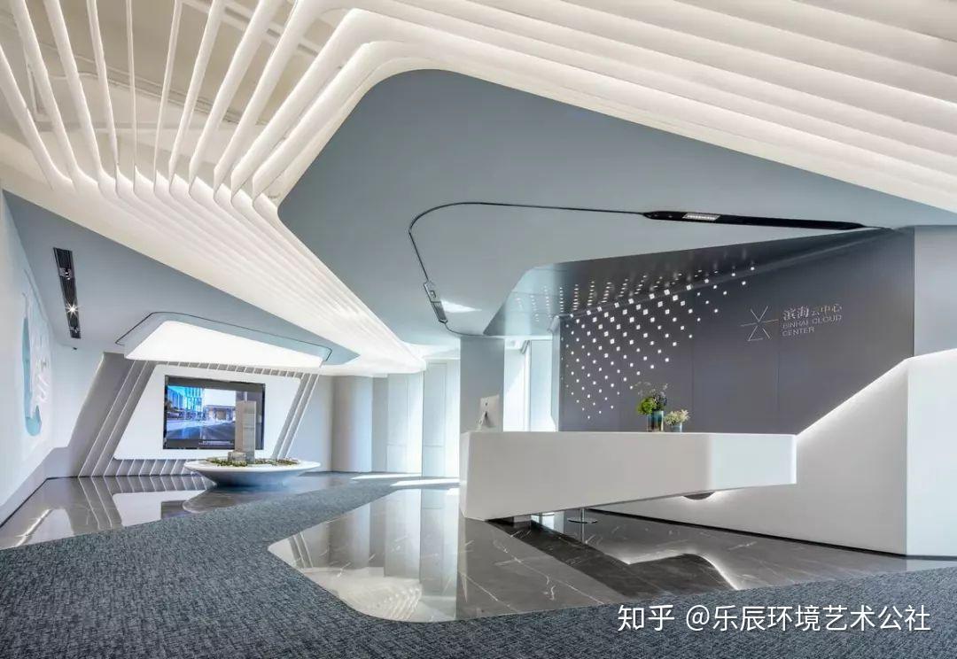 高级灰和科技感结合的办公室 - 知乎