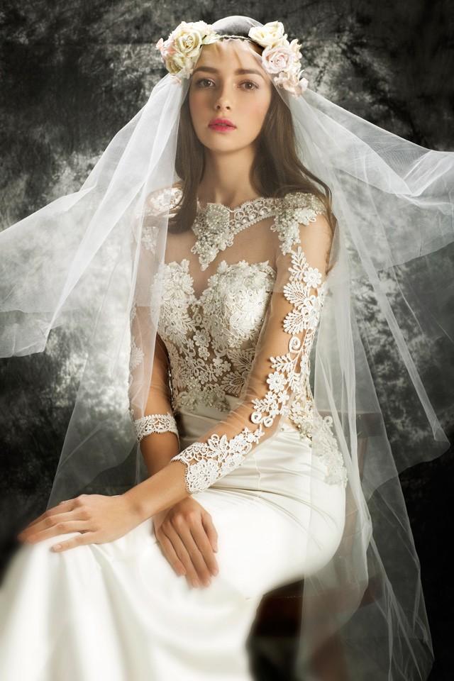 超级迷人新娘装欧式复古新娘造型