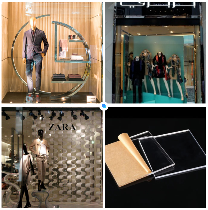 这样个性十足招惹眼球的亚克力橱窗怎能不激发购物欲望