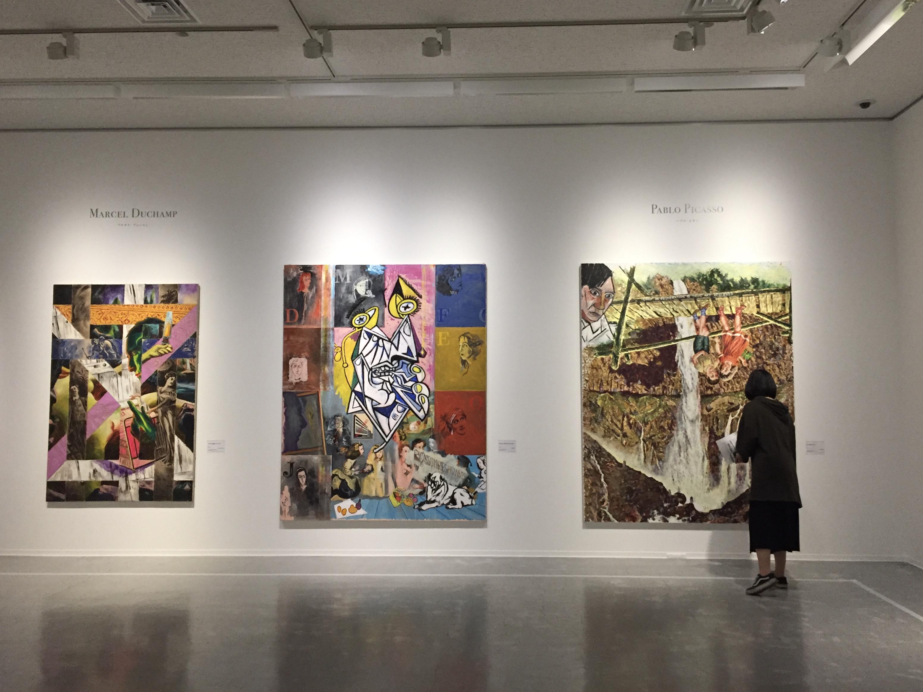 杜尚,毕加索,达利这些不按常理出牌的实验艺术先锋更是横尾追随的重点