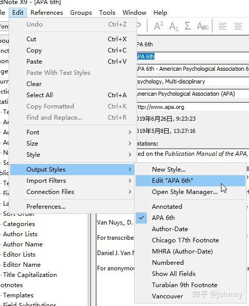 edit endnote basic author edit endnote basic author