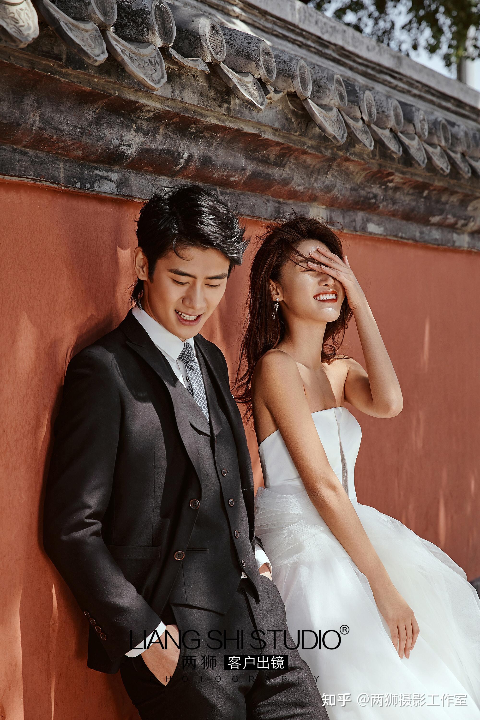 北京鼓楼婚纱照文艺小众婚纱照风格冲冲冲