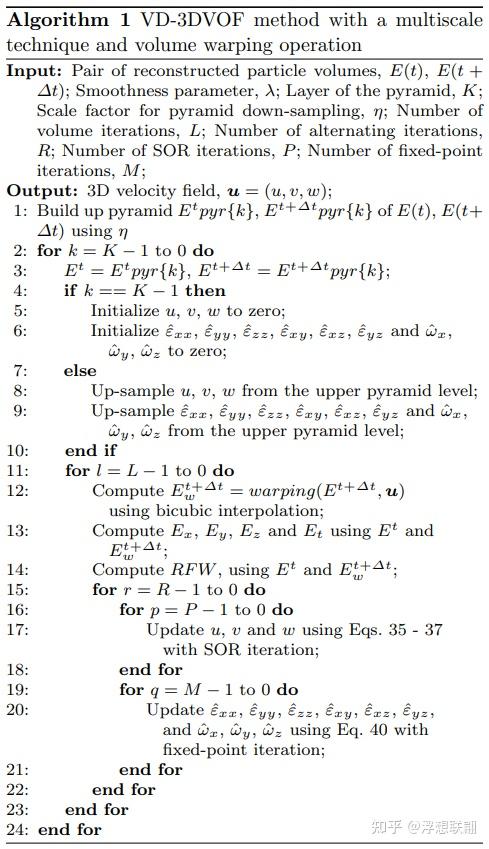 论文翻译A velocity decomposition‑based 3D optical fow method for accurate ...