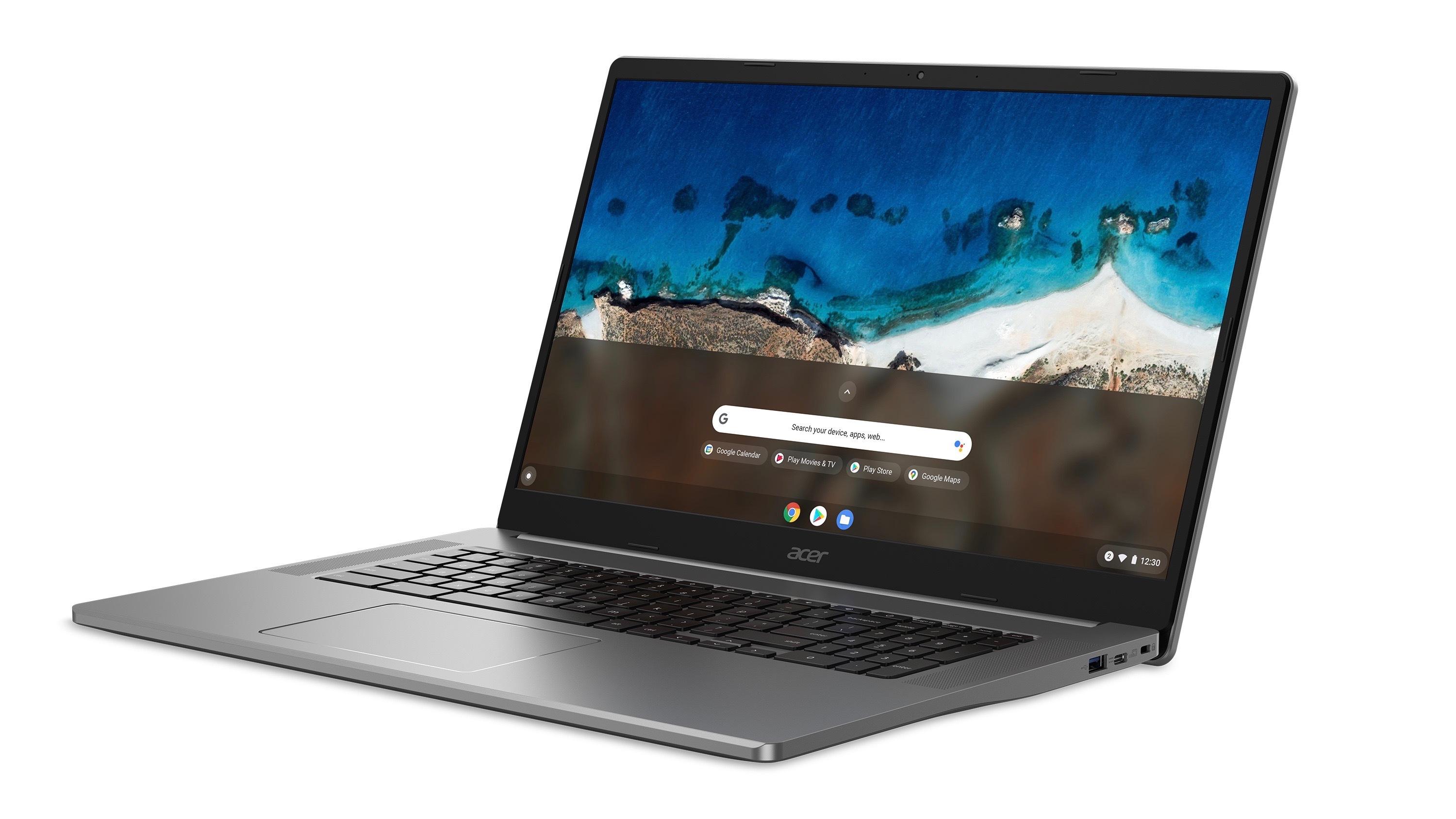 3 英寸屏幕的笔记本电脑.