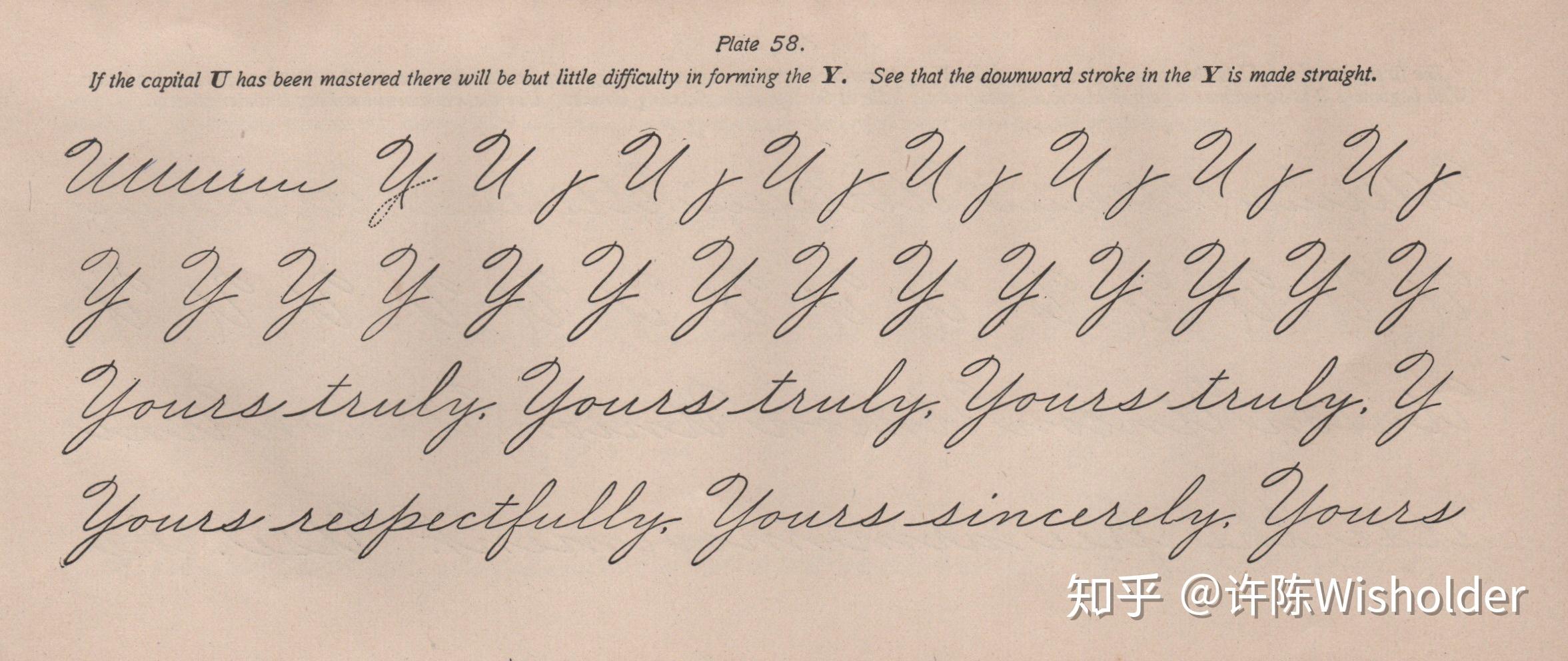 英文书法教程译注现代商务体第32期modernbusinesspenmanship