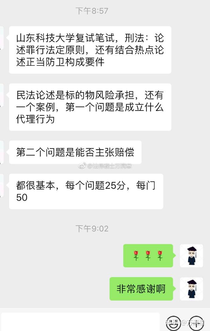 2019年山东科技大学法硕复试真题以及复试经验 - 知乎