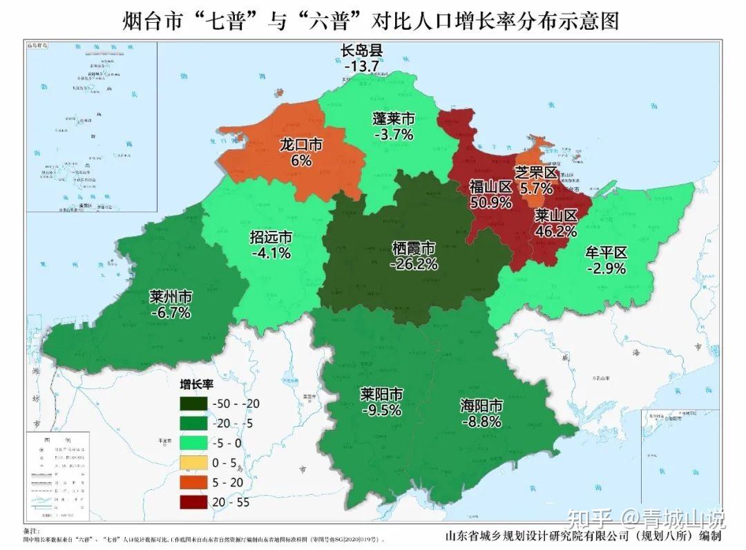 山东16市在全国的"势力"范围!