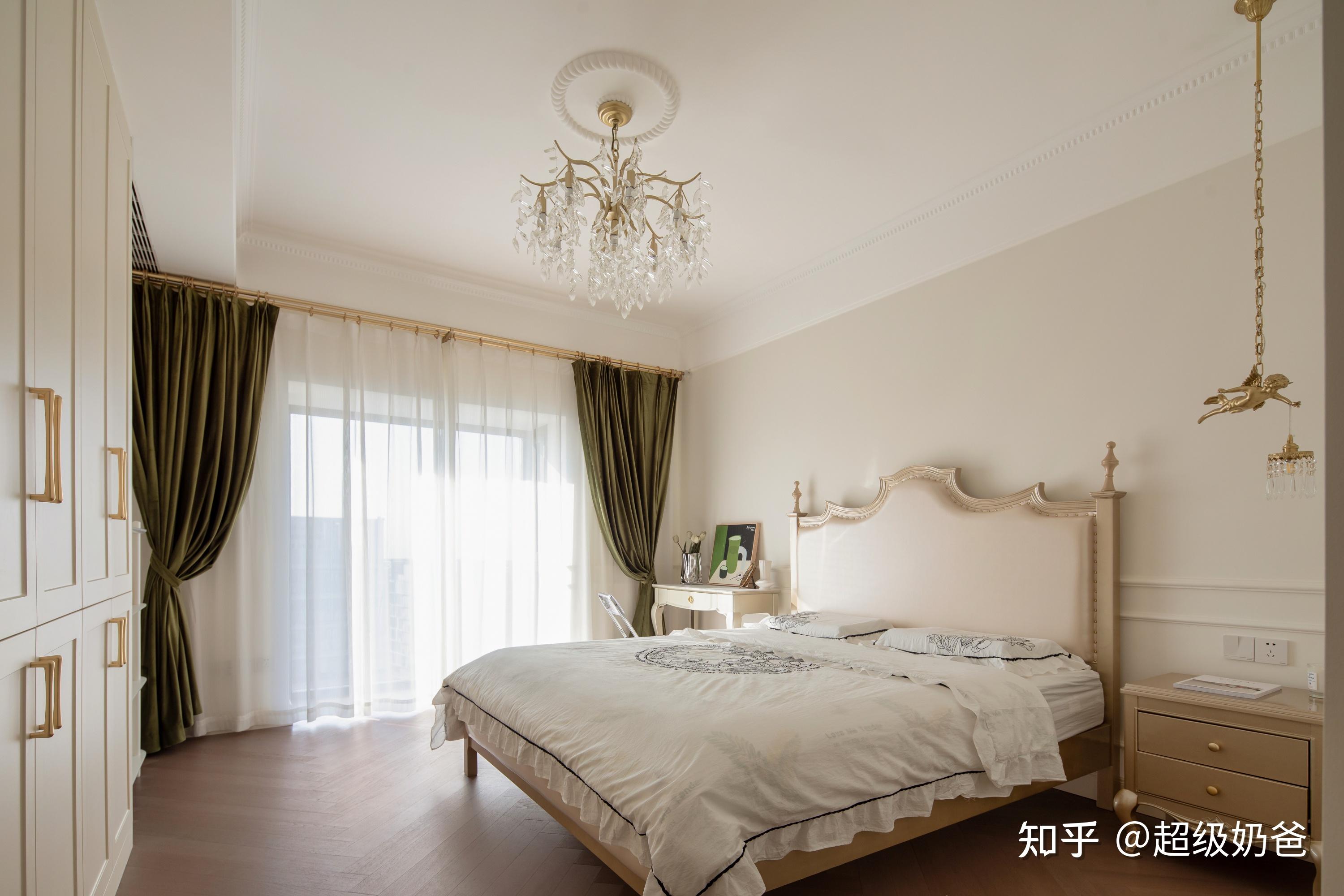 超大落地窗奶油雾感的梦幻帘暖阳下的温柔轻法式