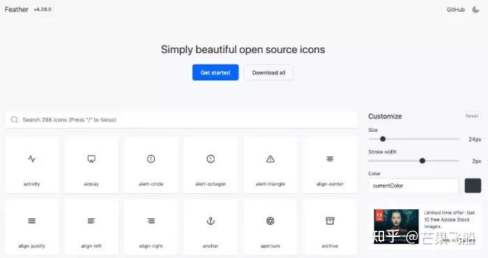30 个免费 icon 下载网站推荐:图标、SVG、矢量图等使用指南 - 知乎