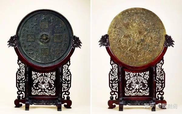 本物保証中国汉代特大铜镜 年代品古董 重0.7kg收藏品