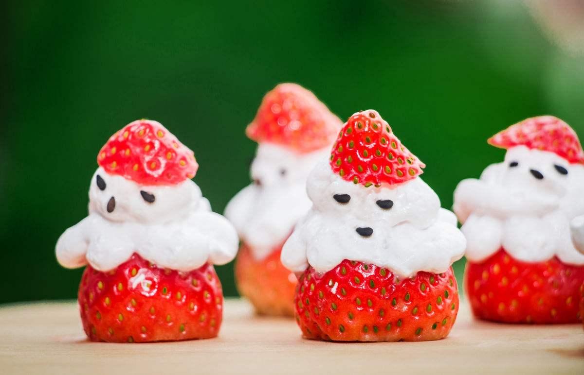 "小葱轻食记"——草莓:圣诞节玩转草莓新花样!