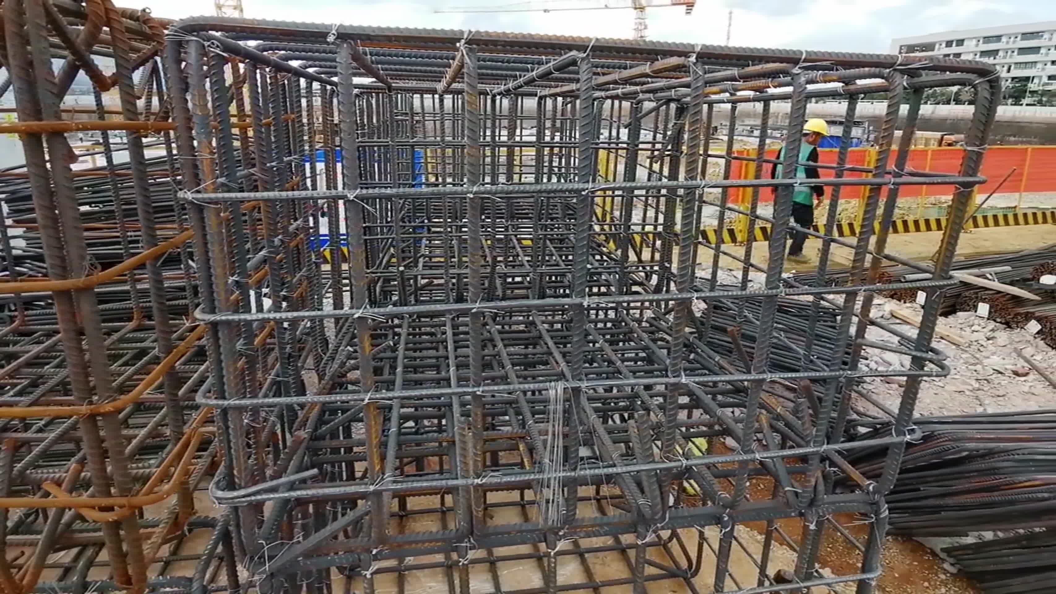 钢筋笼制作安装高清视频