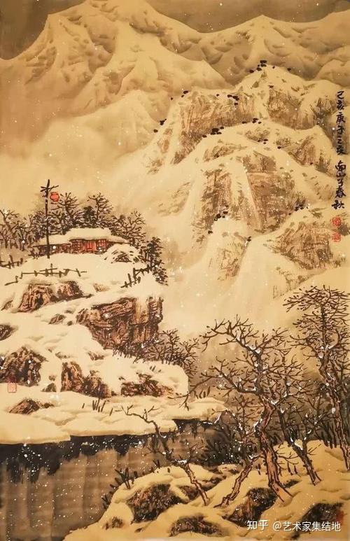 著名画家赵春秋百幅雪景山水画的魅力解读