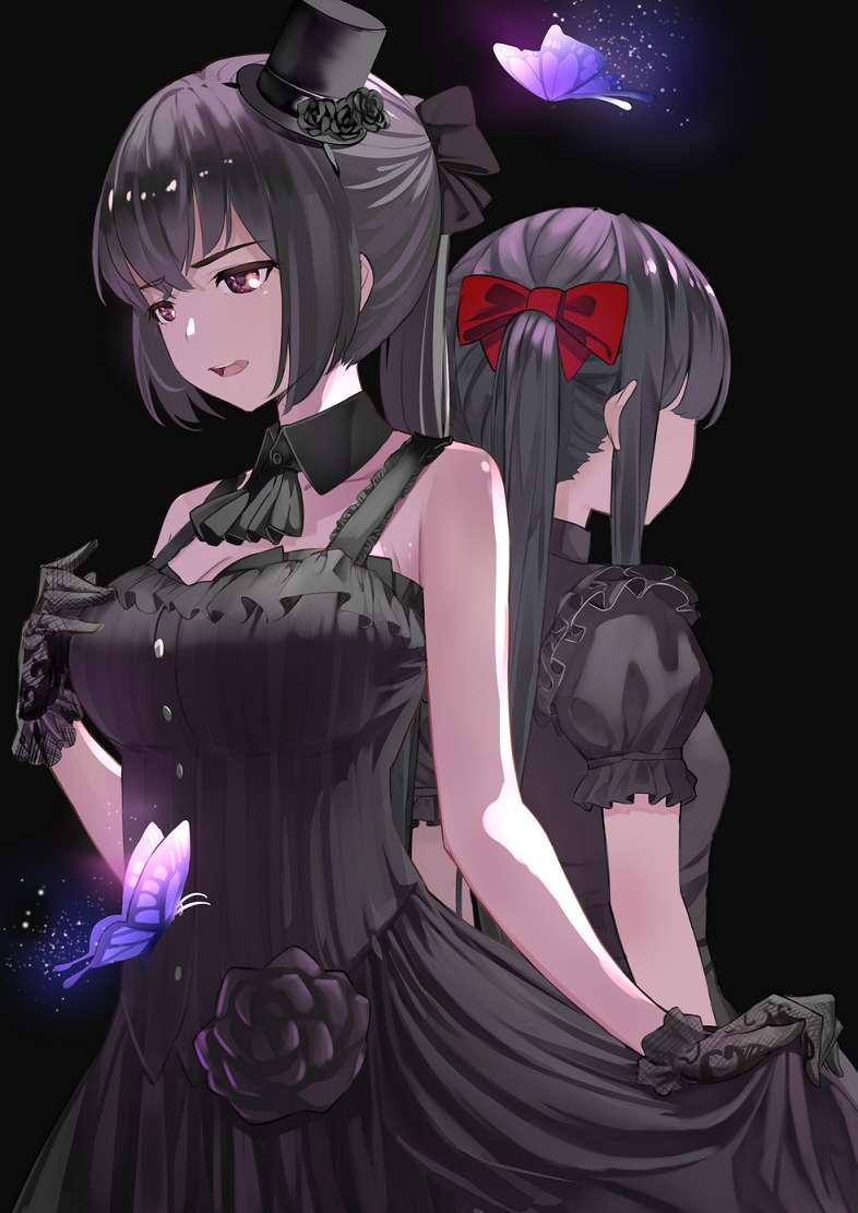 pixiv特辑高贵的黑色哥特洛丽塔少女特辑