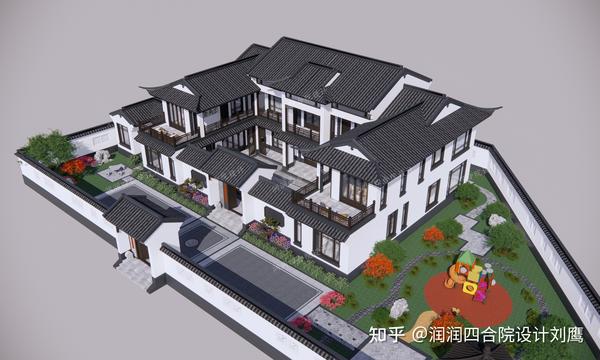 润润四合院设计刘鹰:四川两层苏式四合院祖宅25×18.5,游花园,享田园生活 - 知乎