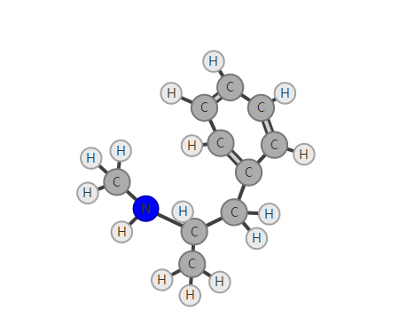 甲基苯丙胺分子结构式图片