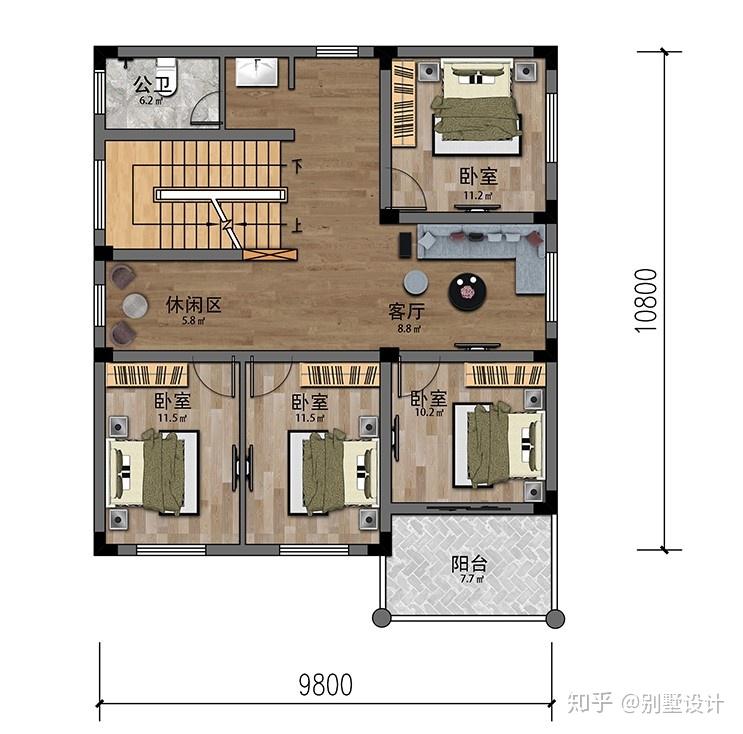 别墅设计280平的三层欧式大别墅建在农村正合适