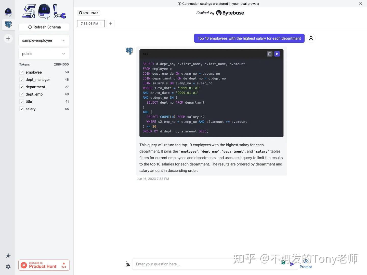 Sql Chat Account Code SQL Chat:一款基于AI的对话式SQL客户端 - 知乎
