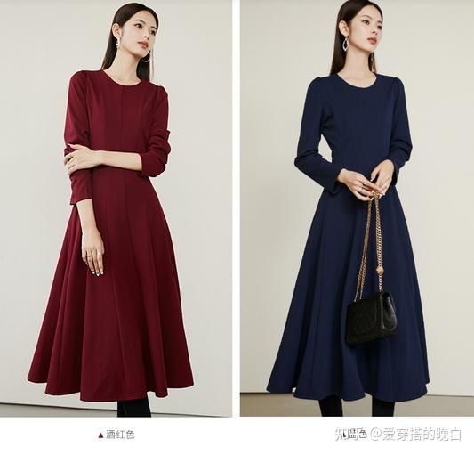 晚白 冬天穿搭 你会选连衣裙么 - 知乎