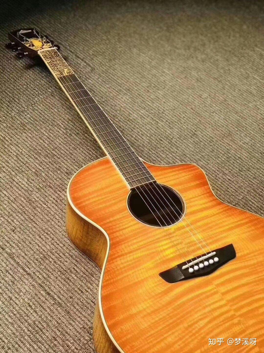 心有猛虎,细嗅蔷薇🌹 junnerco詹尼吉他-m58猛虎, 虎头/虎纹 均采用