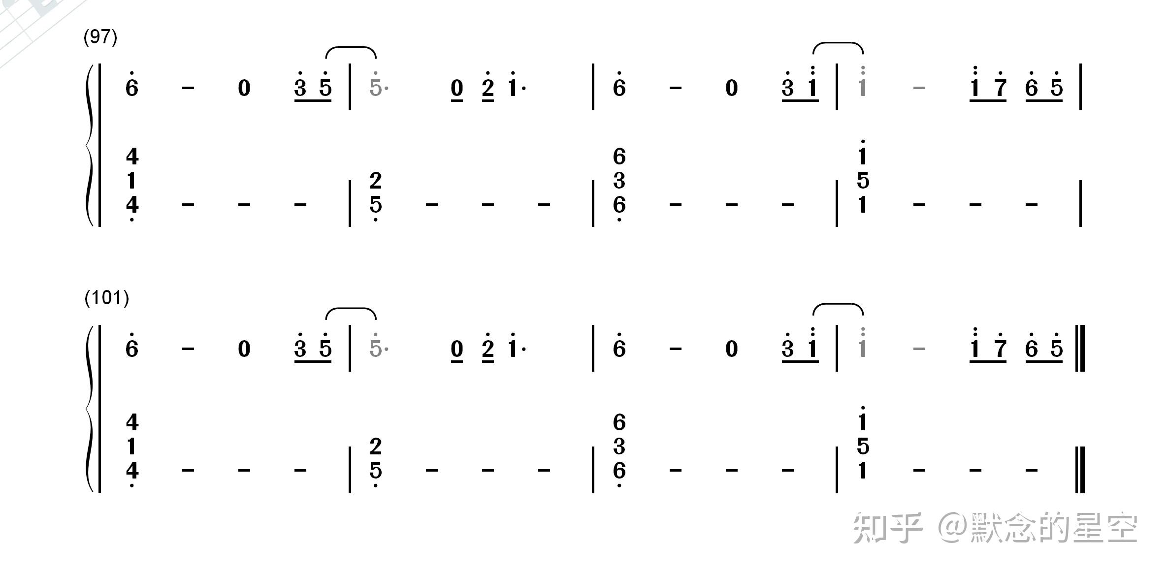 鋼琴譜雙手簡譜雙版本janjihorizon