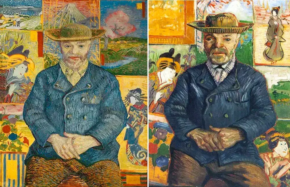 梵高还阅读日本文学典籍,其中有这样的描述:"东方的僧侣,用一生的苦修