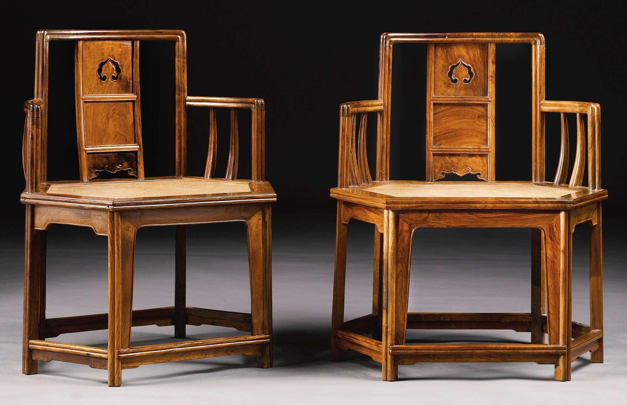 有先例大咖点评黄花梨六方椅意趣清新