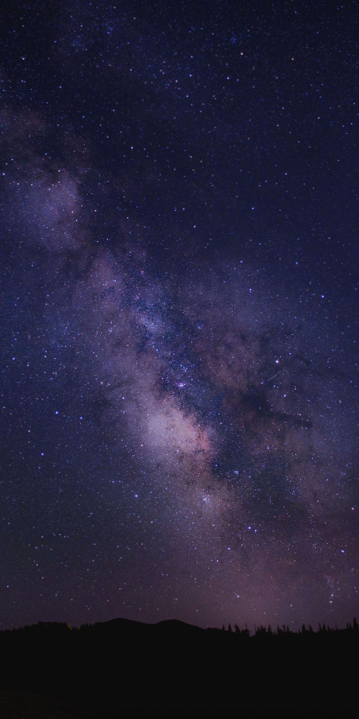 唯美星空 夜景 夜空 星光 自然风景 iphone… - 堆糖，美图壁纸兴趣社区