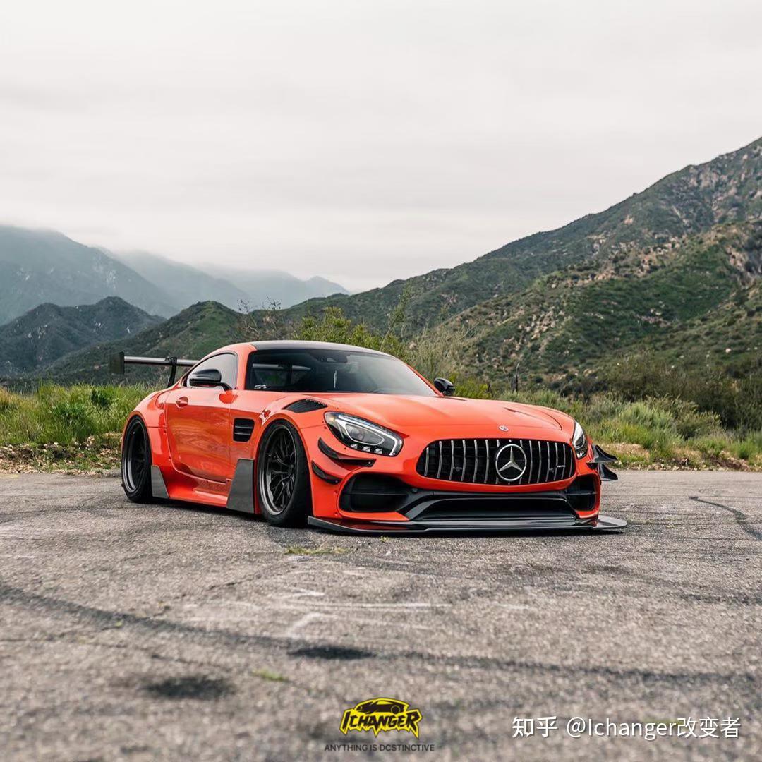 ichangericr改变者奔驰amggt改色熔岩橙pet