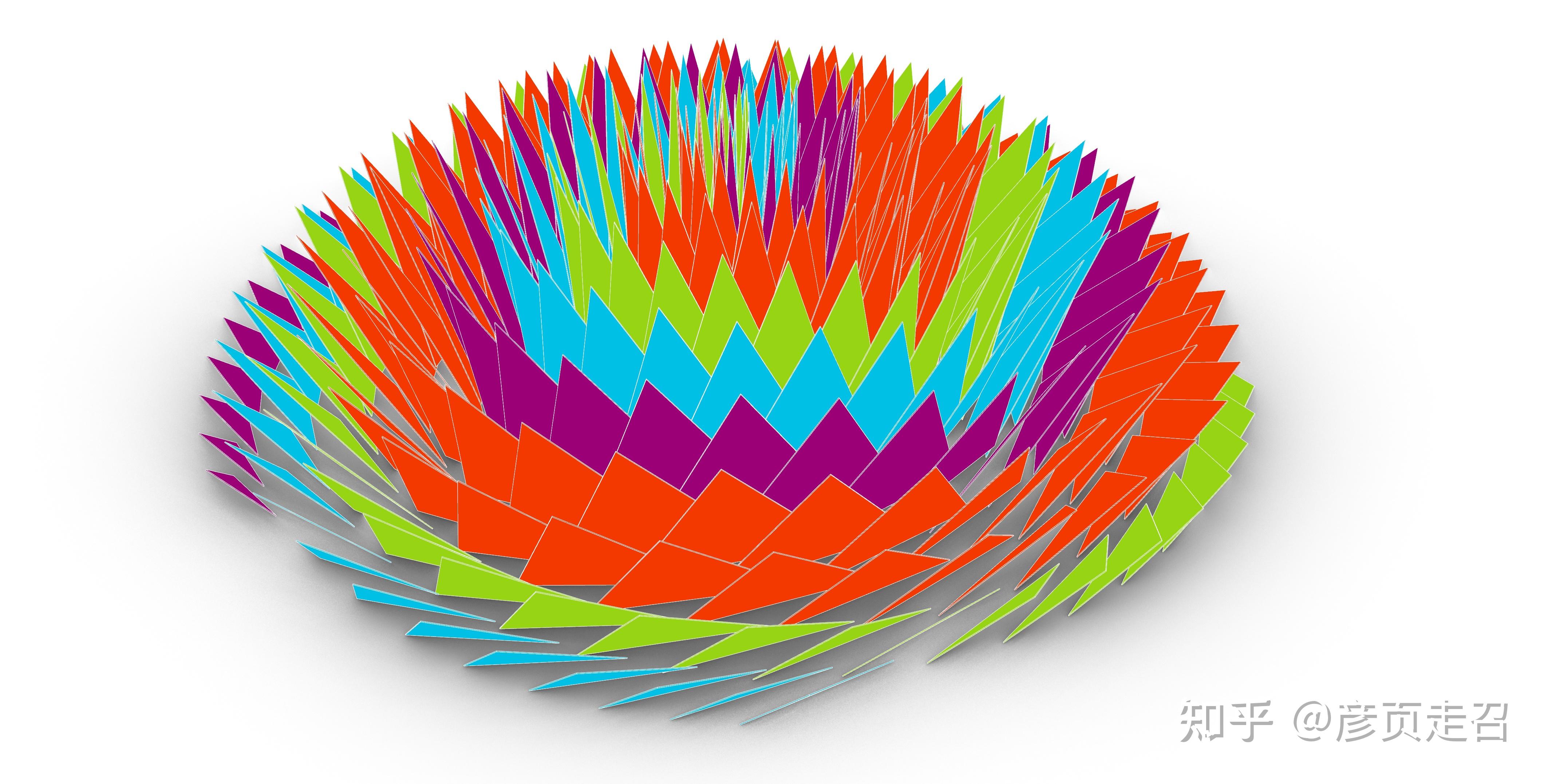 grasshopper螺旋花瓣