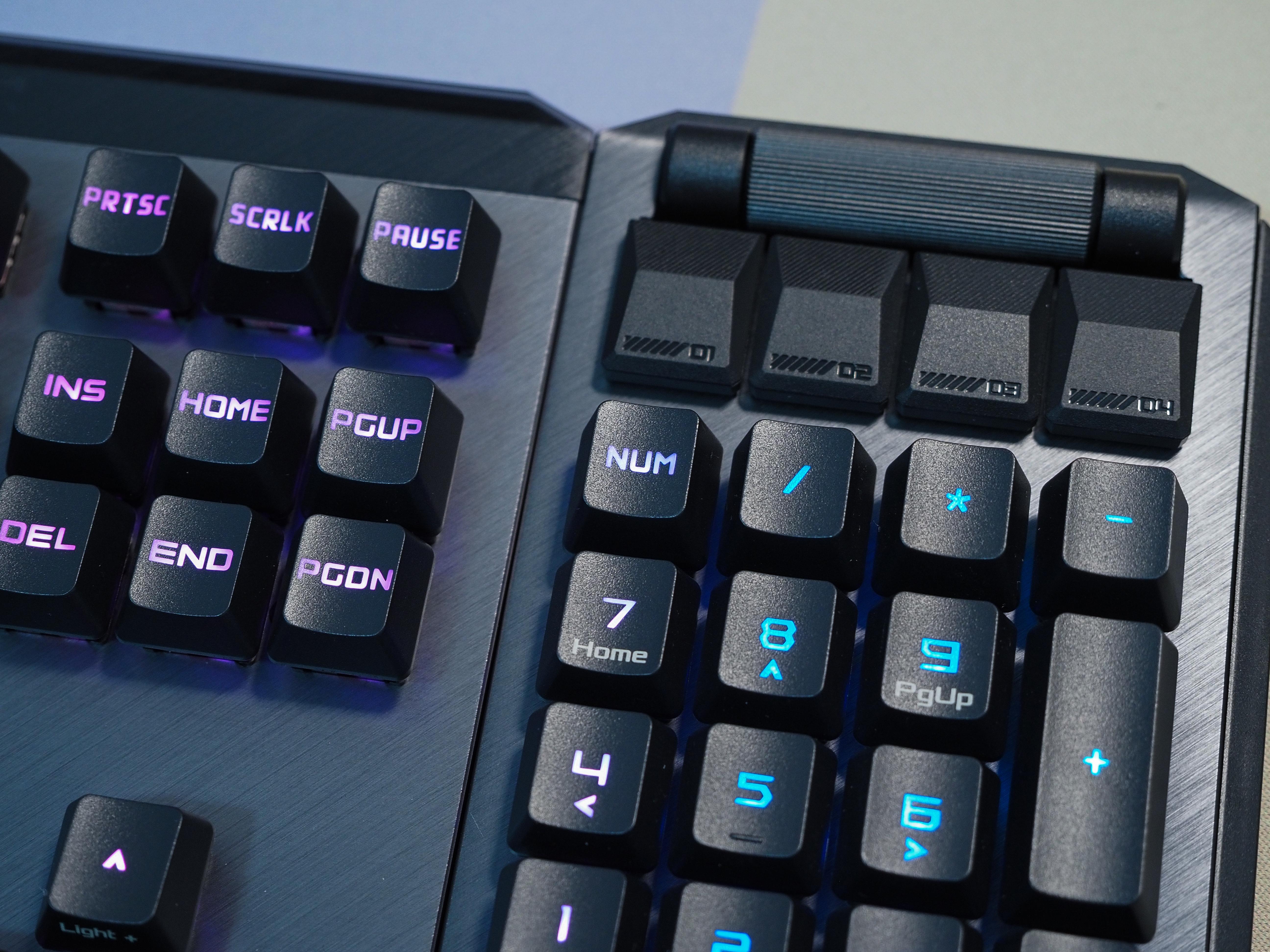 rog龙骑士2代绝佳的质感独特的分离式键盘你能想到的它都有