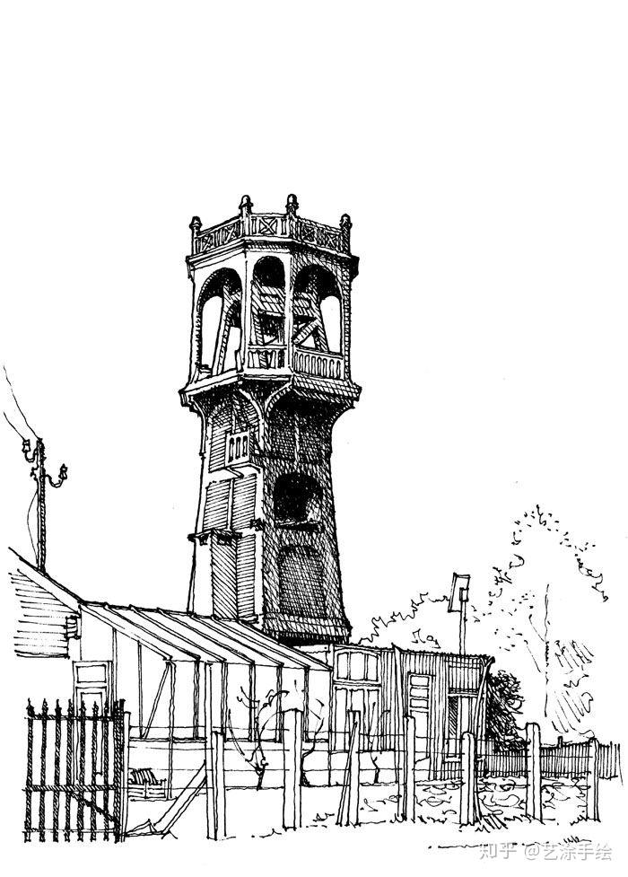 建筑手绘这里有你需要的建筑手绘素材七