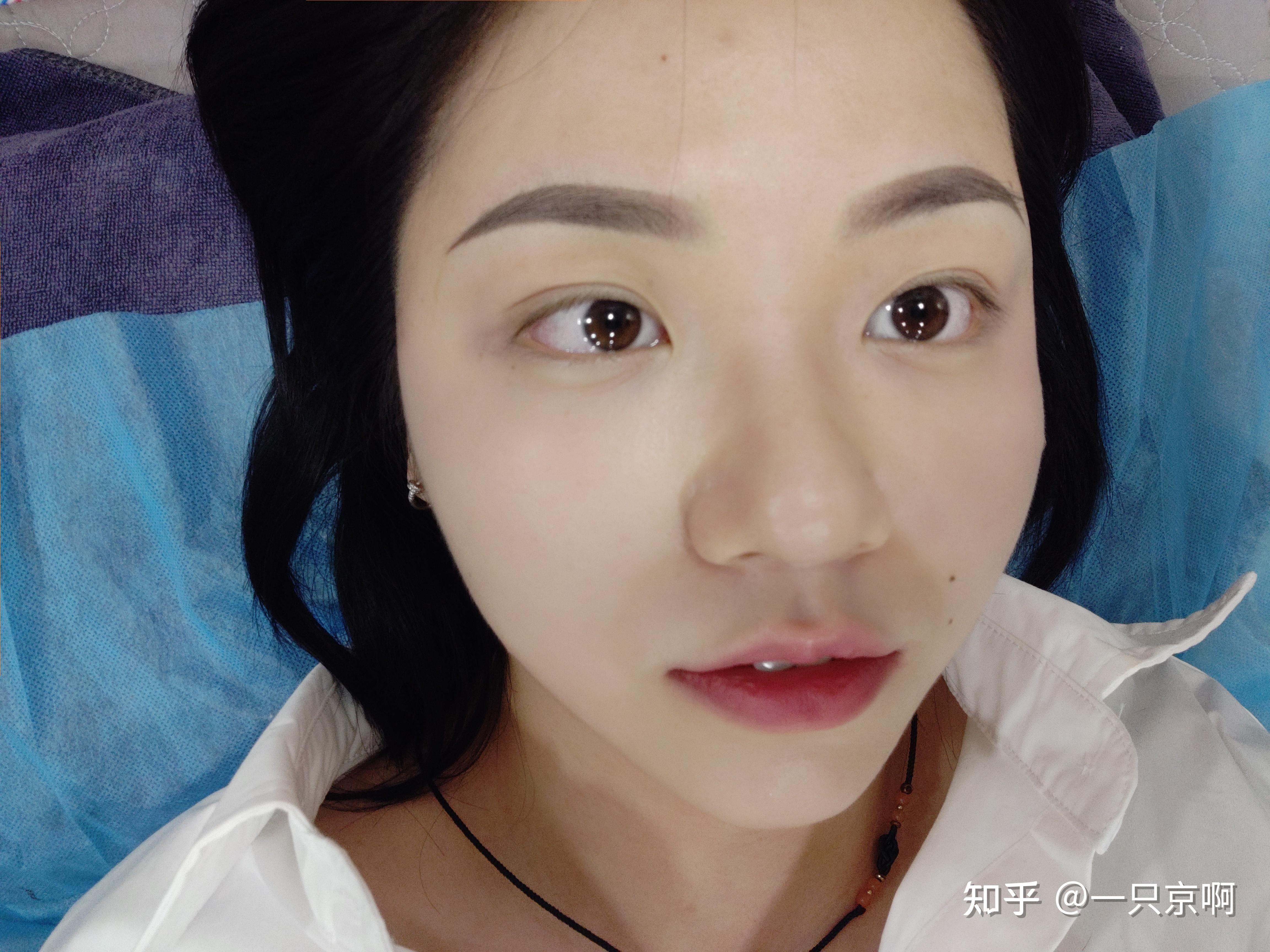 纹眉一个月后效果repo建议每个有识之姐都去纹个眉毛收获快乐